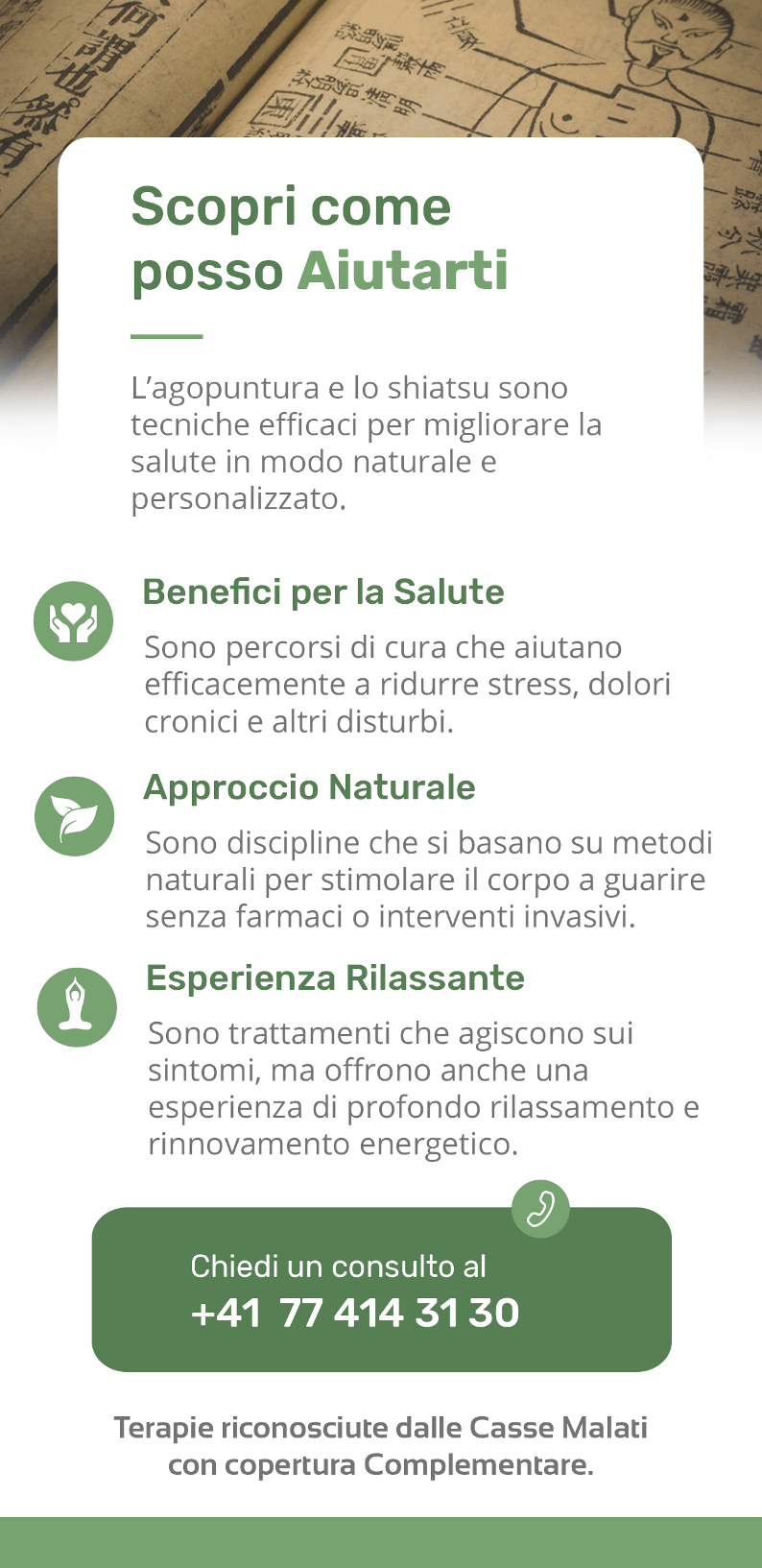 Trattamenti di agopuntura Lugano